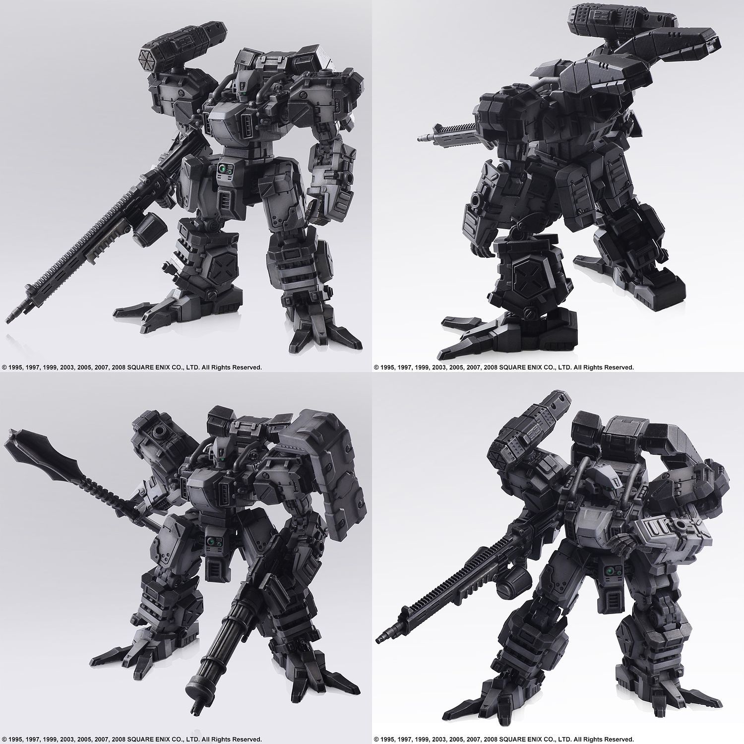 FRONT MISSION 2ST WANDER ARTS (หุ่น4รุ่น) ZENITH URBAN CAMO VER (ยกบ๊อกซ์) ประกอบและทำสีเอง