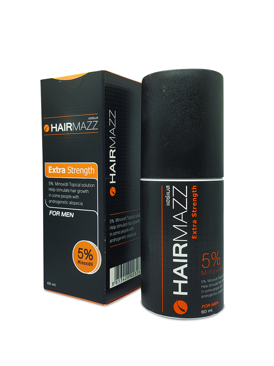 HAIRMAZZ Extra Strength For Men ตัวยา 5% Minoxidill 60 ml