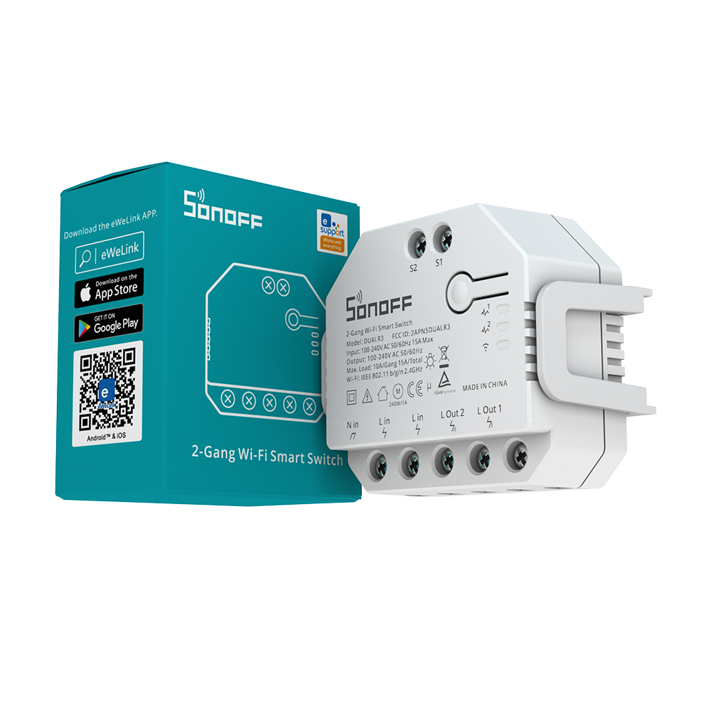 Sonoff DualR3 Dual Relay Two Way Power Metering