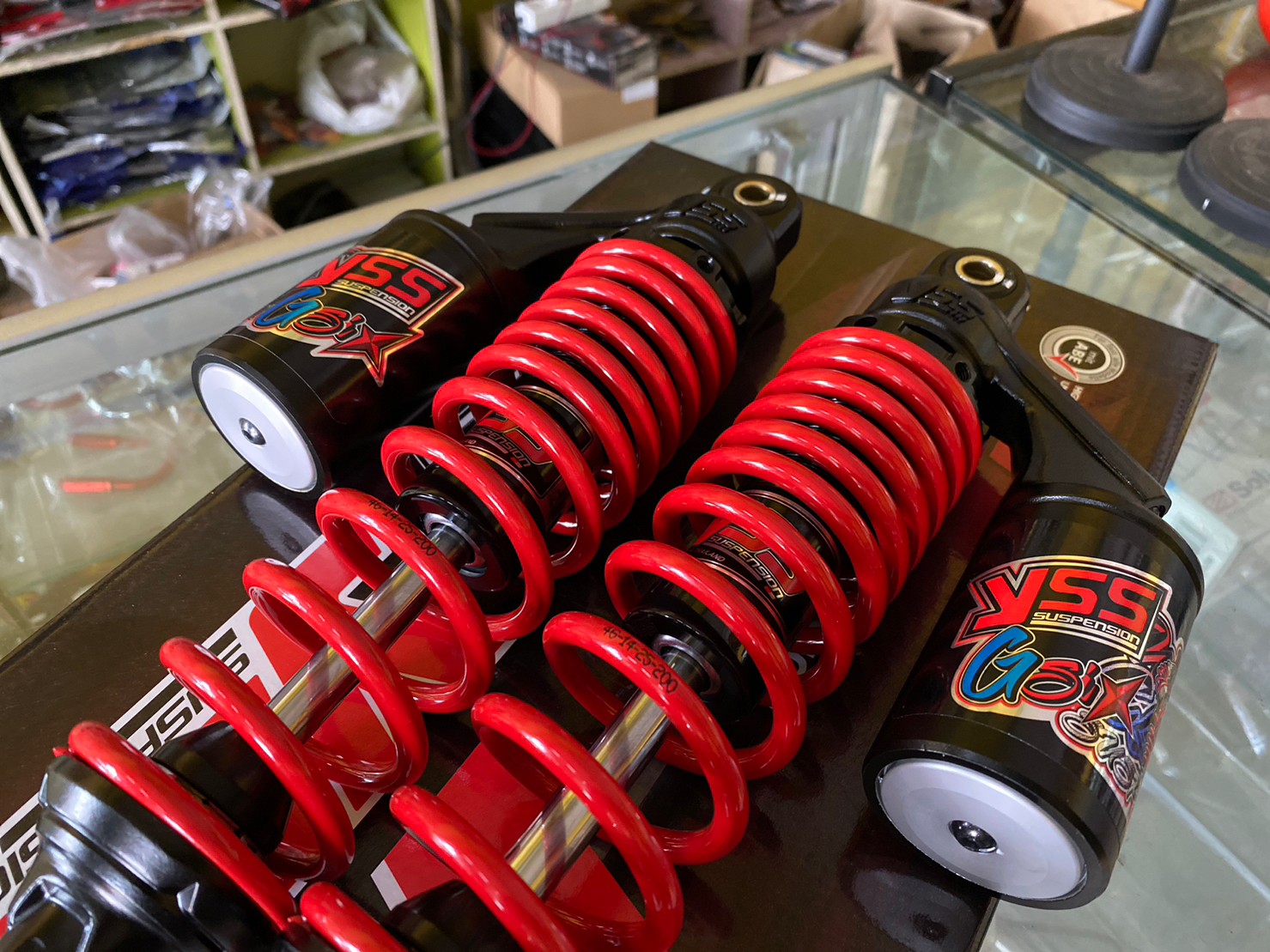 โช๊คyssแท้ (แก๊สแท้) G-Six G-SIX โช๊คหลังแต่ง WAVE ทุกรุ่น WAVE100S, WAVE125R, S, X, WAVE125i, WAVE125ปลาวาฬ YSS แท้100%