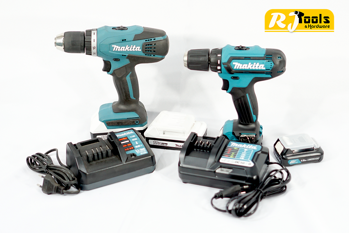 สว่านไร้สาย Makita DF457DWE 18V (SET) พร้อมแบตเตอรี่ 2 ก้อน (ของแท้)
