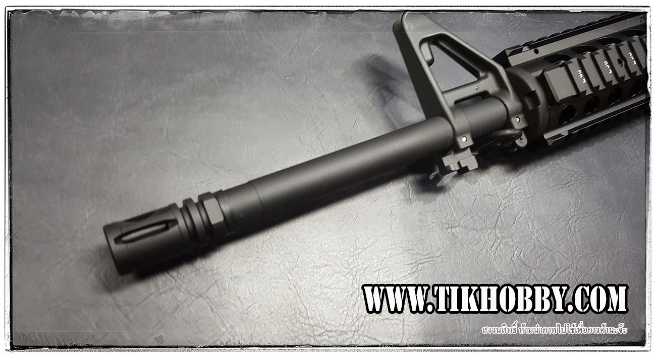 ปืนระบบแก๊สโบลว์แบ็ค M16A4 บอดี้เหล็ก จาก Golden Eagle MC6620M (แม๊กเป็นแบบ P-Mag)