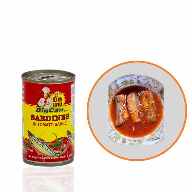 Caned fish sardines size 155 g - Big can