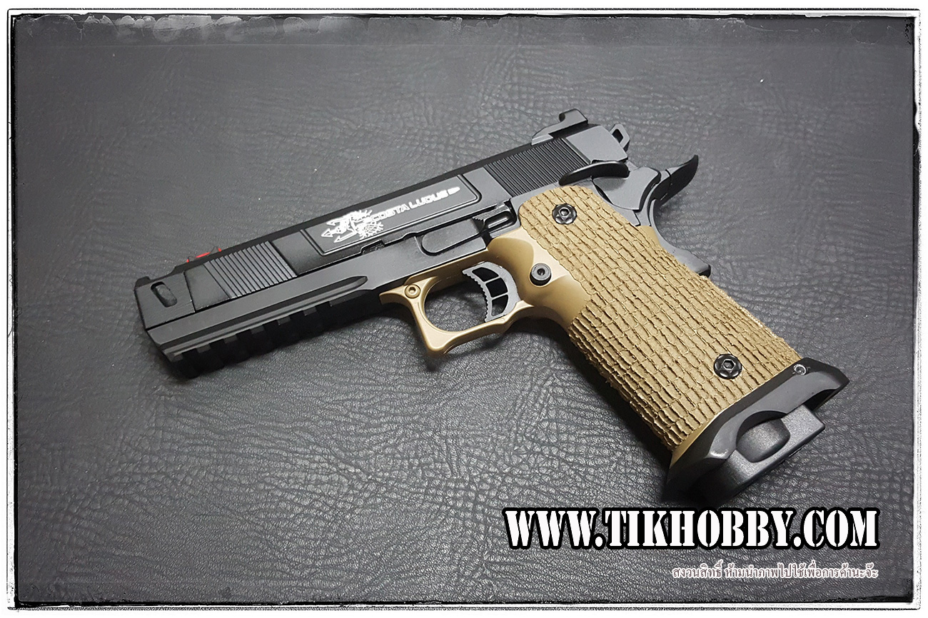 ปืนBB R501 1911 กริ๊ปมือสีTan จากค่าย Army