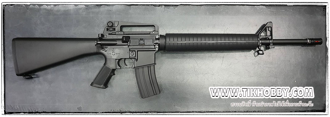 M16A3 (รุ่นถูก) ระบบไฟฟ้าบอดี้พลาสติก จาก Double Bell DB084A (ไม่รวมแบต)