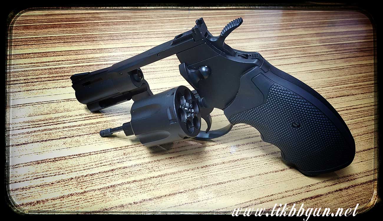 ปืนสั้น อัดแก๊ส Python357 2.5 inch. Black (Co2) จาก KWC ไม่ยิงลาย