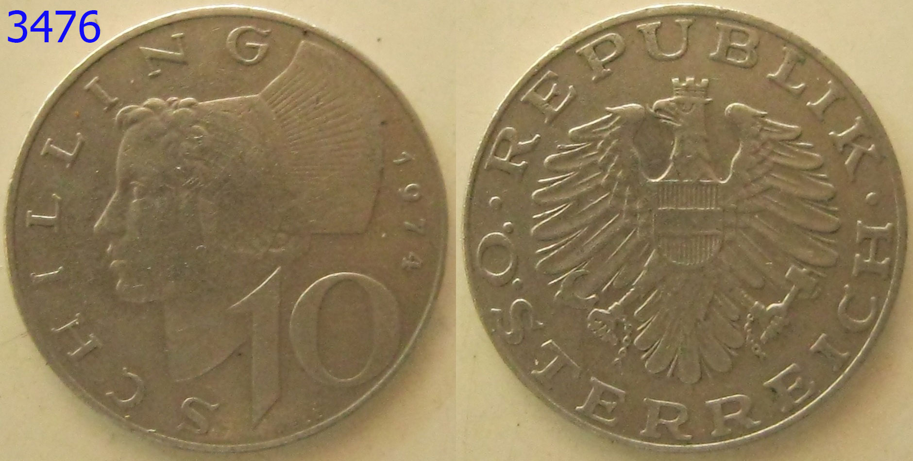 เหรียญต่างประเทศ เหรียญสะสม ปี1974 (3476)