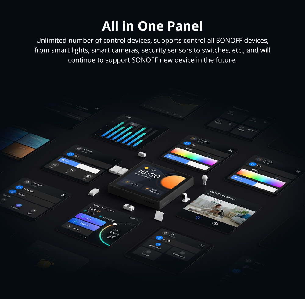 SONOFF NSPanel Pro Smart Home Control Panel (สีดำ) UK
