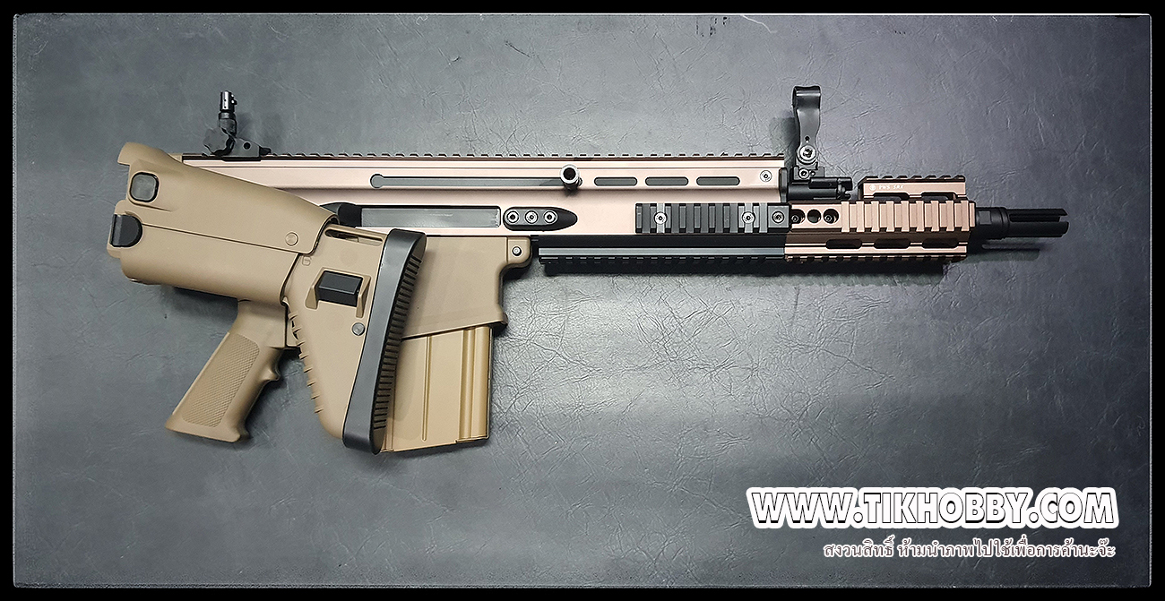 ปืนไฟฟ้ารุ่น SCAR H (830S) บอดี้เหล็ก จาก Double Bell Nobatt