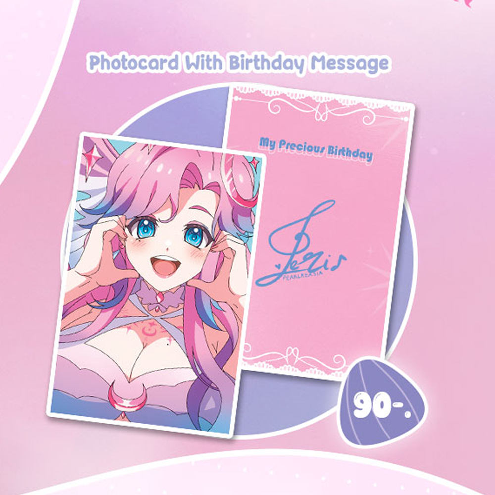 [ Pearlreasia ] Birthday Merchandise - Photocard & Message