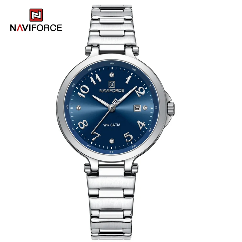 นาฬิกา Naviforce รุ่น NF5033 BU ของแท้ รับประกันศูนย์ 1 ปี ส่งพร้อมกล่อง และใบรับประกันศูนย์ ราคาถูกที่สุด