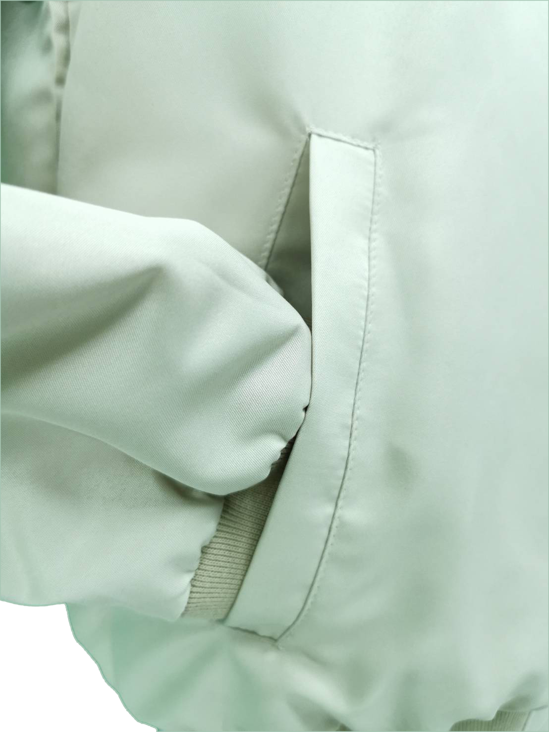 College Jacket เสื้อแจ็คเก็ตสีครีมสไตล์วัยรุ่น