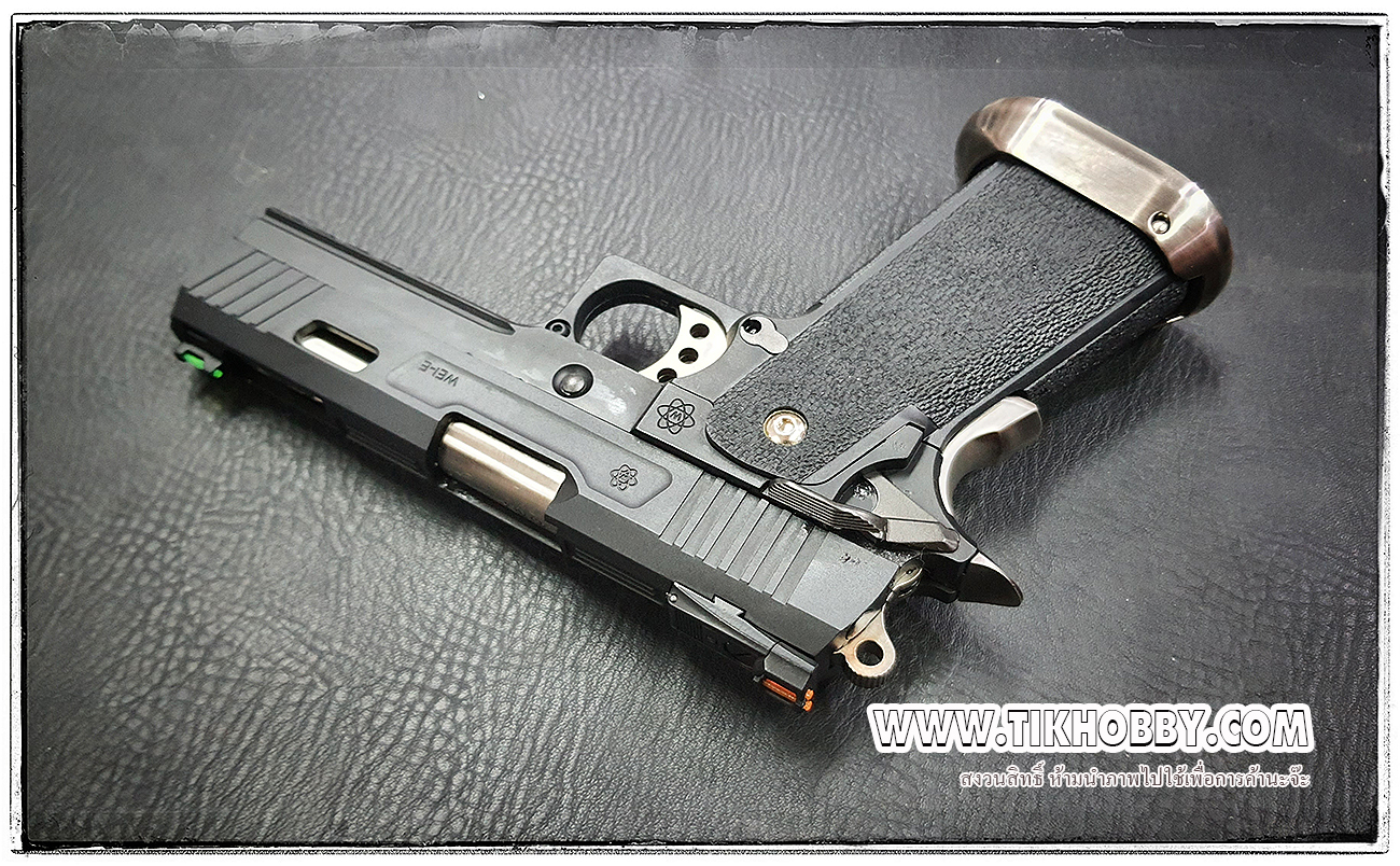 ปืนสั้นระบบแก๊สโบลว์แบล็ค รุ่น Hicapa 4.3 ALLOSAURUS สีดำ WE