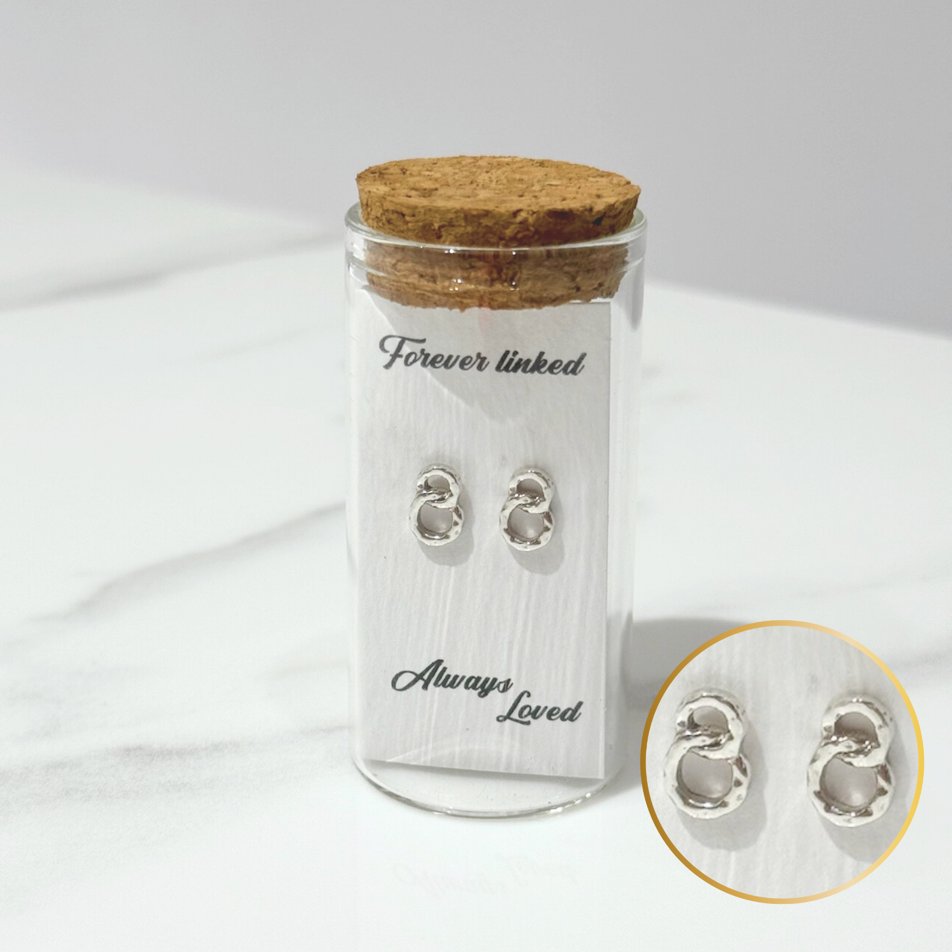 1D Jewellery ต่างหูเงินแท้ 925 Love Collection