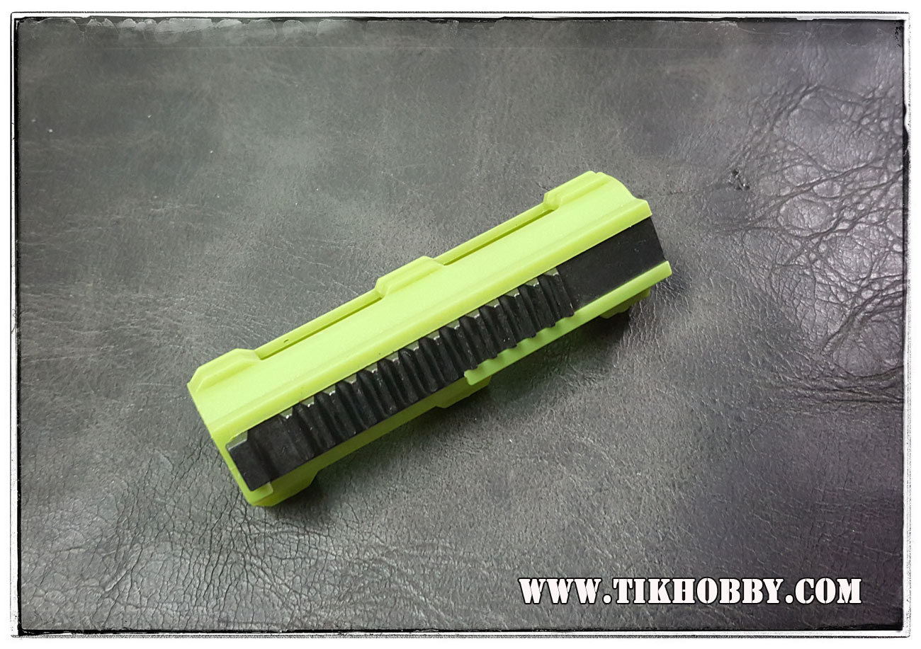 ลูกสูบน้ำเงินฟันเหล็ก ทนมาก SHS 14 ฟัน สีเขียว เหนียวเข้าไปอีก