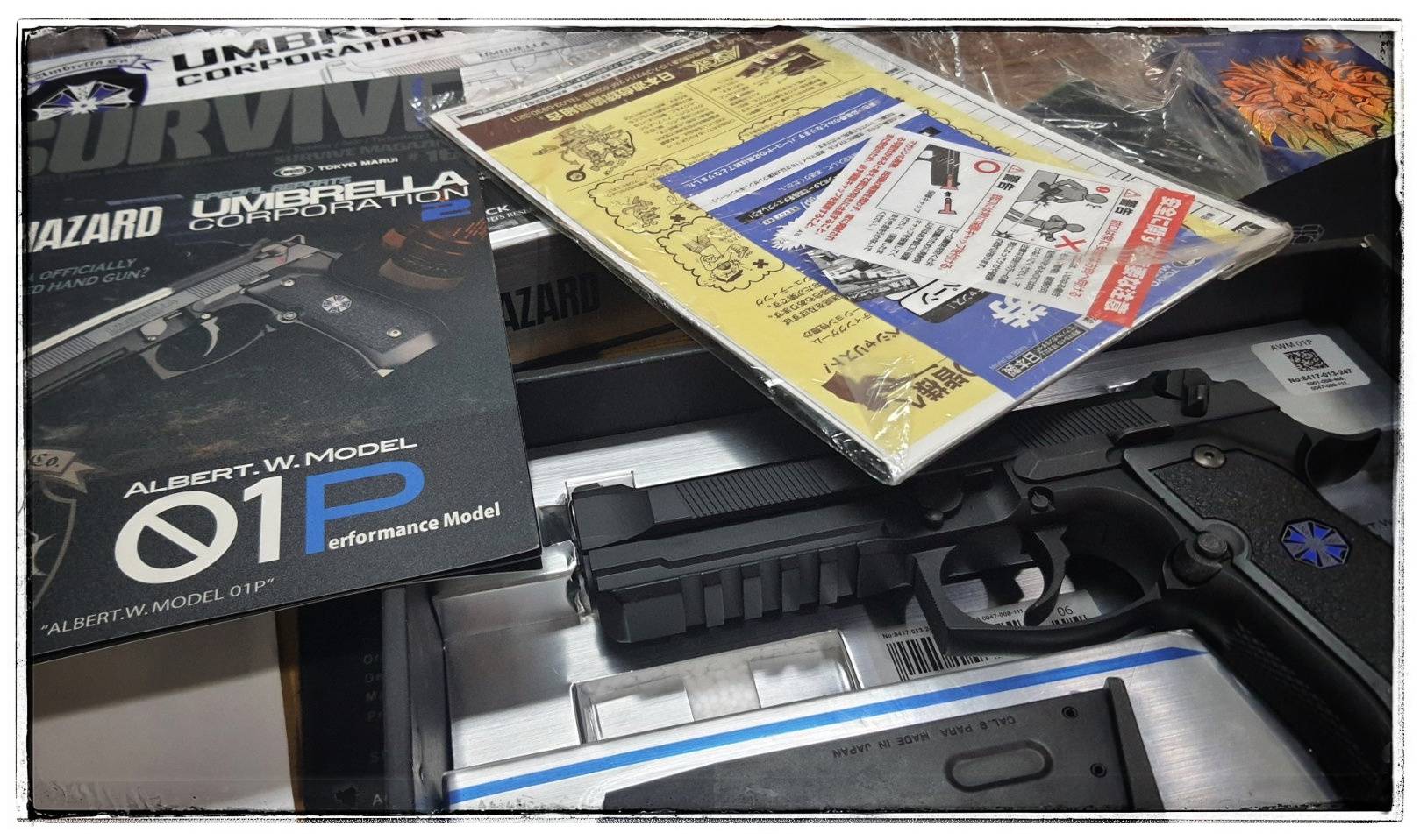 ราคาพิเศษ Biohazard UMBRELLA ALBERT.W.MODEL 01P ตัวแขวนโชว์ในตู้