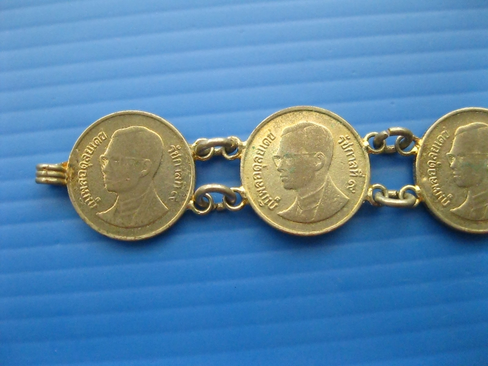 กำไลเหรียญ 25สตางค์ ปี2534 (3177)