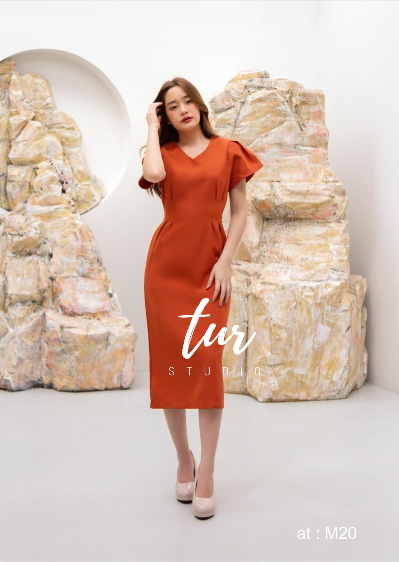 ชุดดำ ผ้าสูทผสมเนื้อดีงานเดรสสไตล์ทำงาน S-3xl (ดำ แดง ส้ม เขียว)