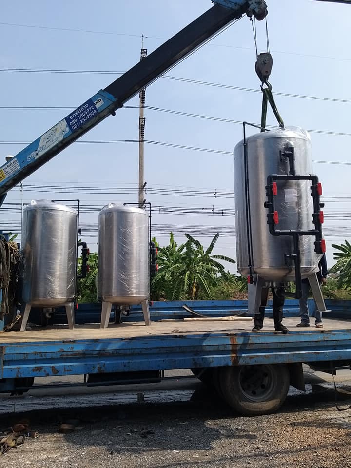 ถังกรองสแตนเลส60นิ้วหนา3มม