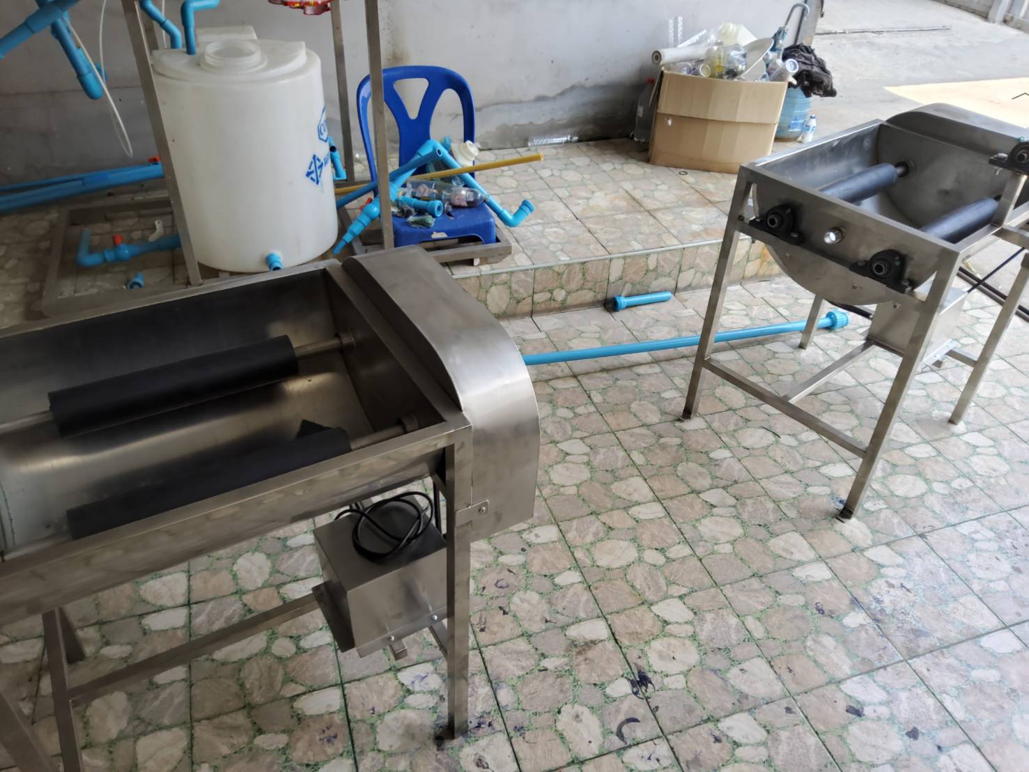 เครื่องล้างถังภายนอก1หัวรุ่นใช้มือล้าง