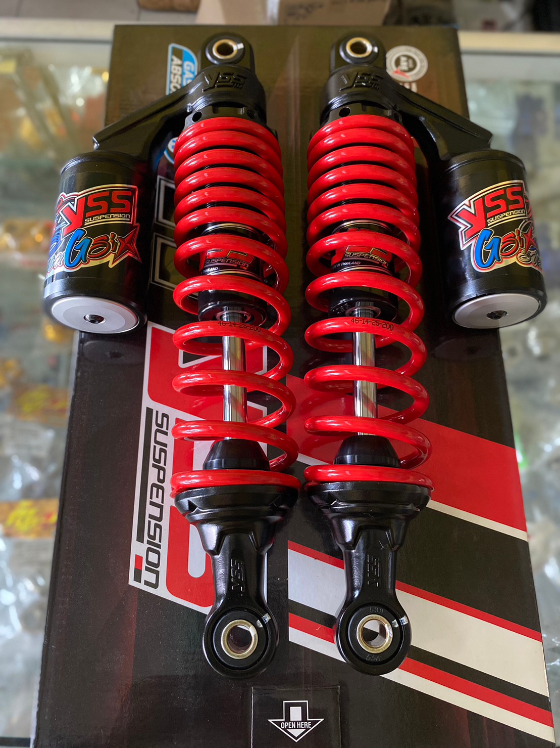 โช๊คyssแท้ (แก๊สแท้) G-Six G-SIX โช๊คหลังแต่ง WAVE ทุกรุ่น WAVE100S, WAVE125R, S, X, WAVE125i, WAVE125ปลาวาฬ YSS แท้100%