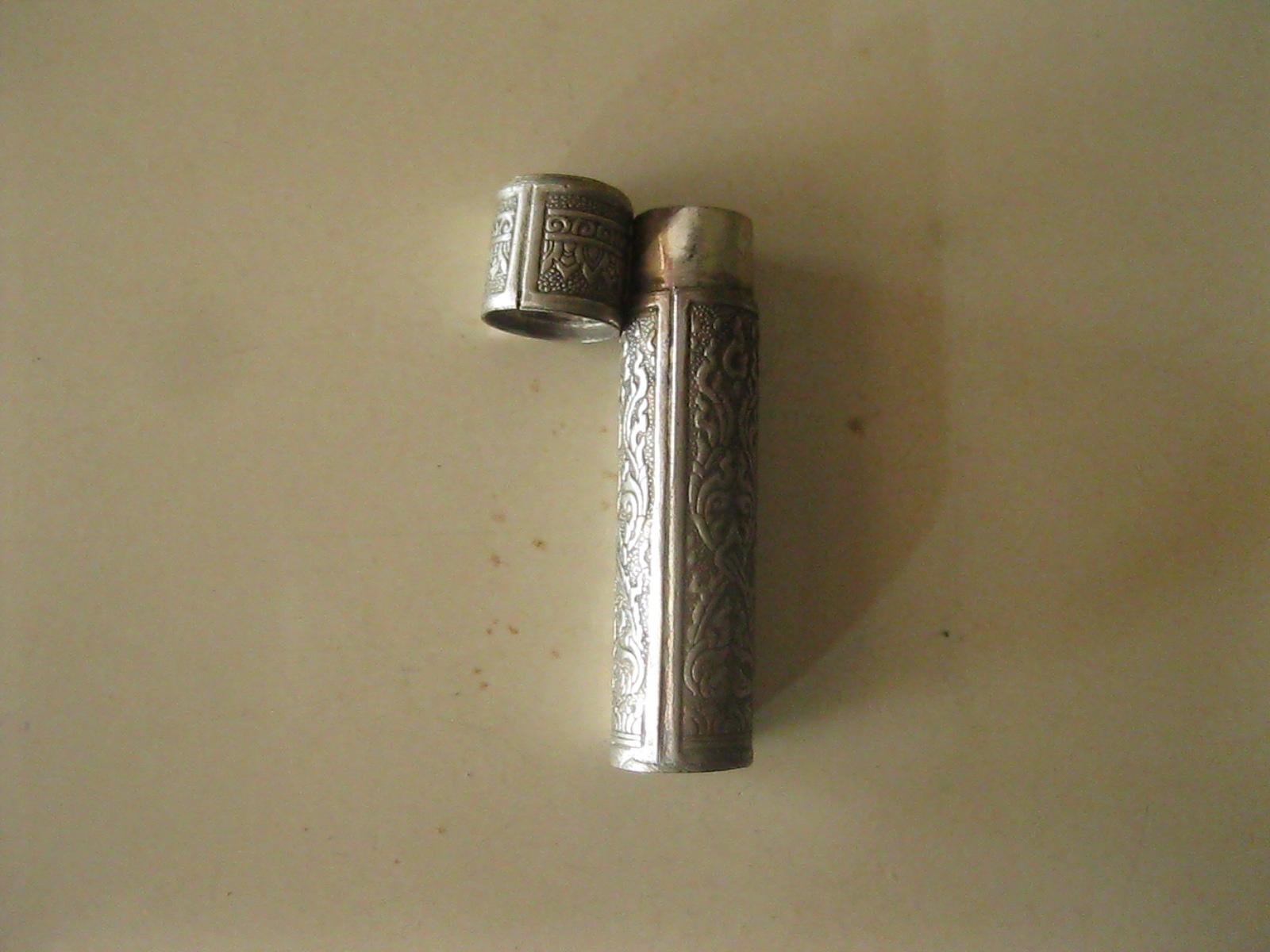 หลอดยาหอม ยาดมโบราณ ลายไทย (4115)