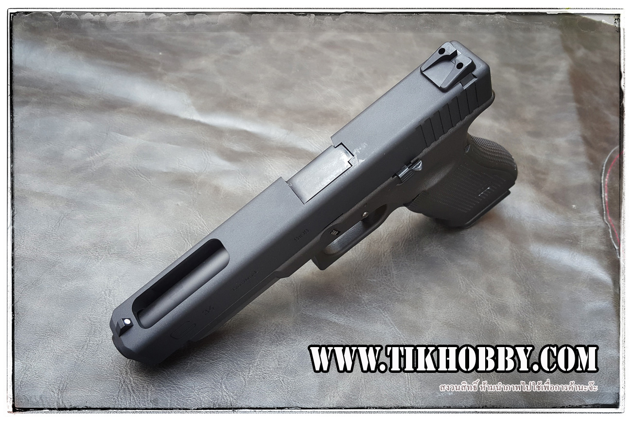 ปืนสั้นระบบแก๊สโบลว์แบล็ค รุ่น G34 WE Gen4 สีดำ Semi-Auto