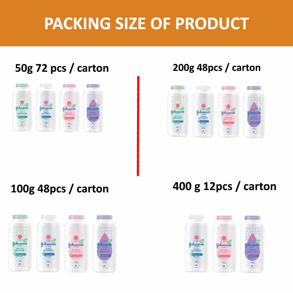 Baby powder johnson & johnson size 100 g