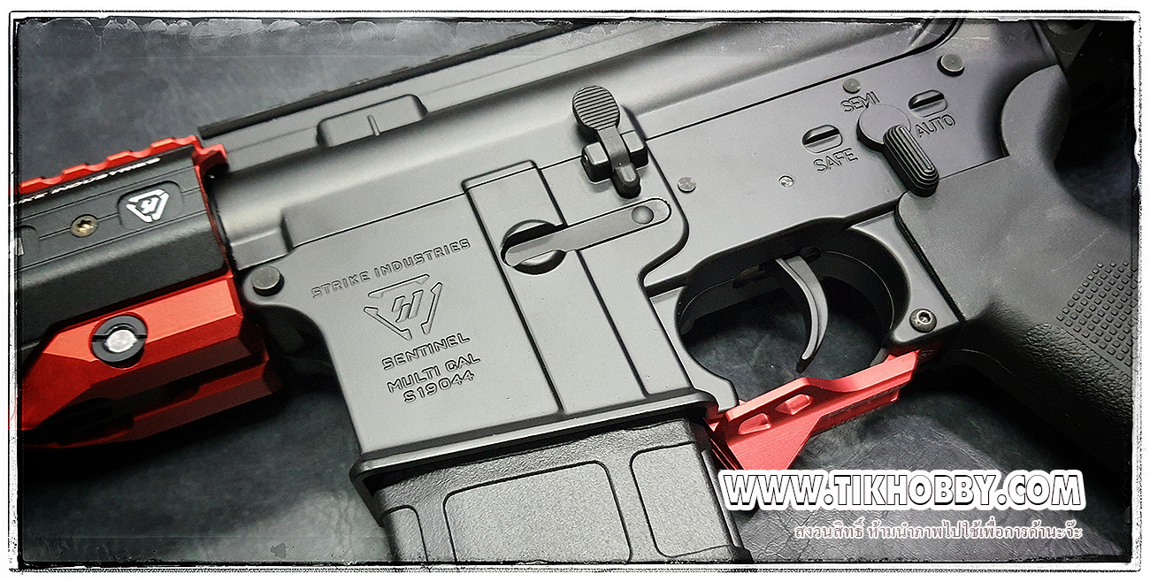 E&C 338 S2 RED ปืนอัดลมไฟฟ้า จาก E&C Stirke Industries -GRIDLOK 11"