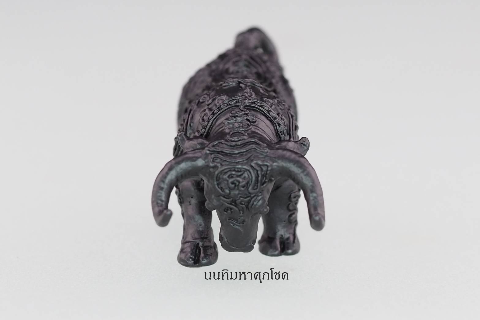 นนทิมหาศุภโชค หลวงพ่อสนั่น สุนันโท เนื้อทองแดงรมดำ วัดกลางราชครูธาราม อ.วิเศษชัยชาญ จ.อ่างทอง