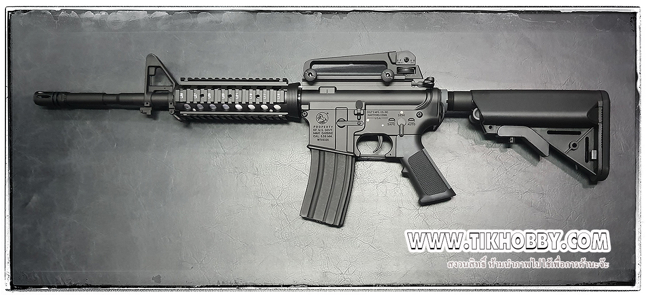 E&C 308 S2 ปืนอัดลมไฟฟ้า M4RIS (Gen2 QD1.0)