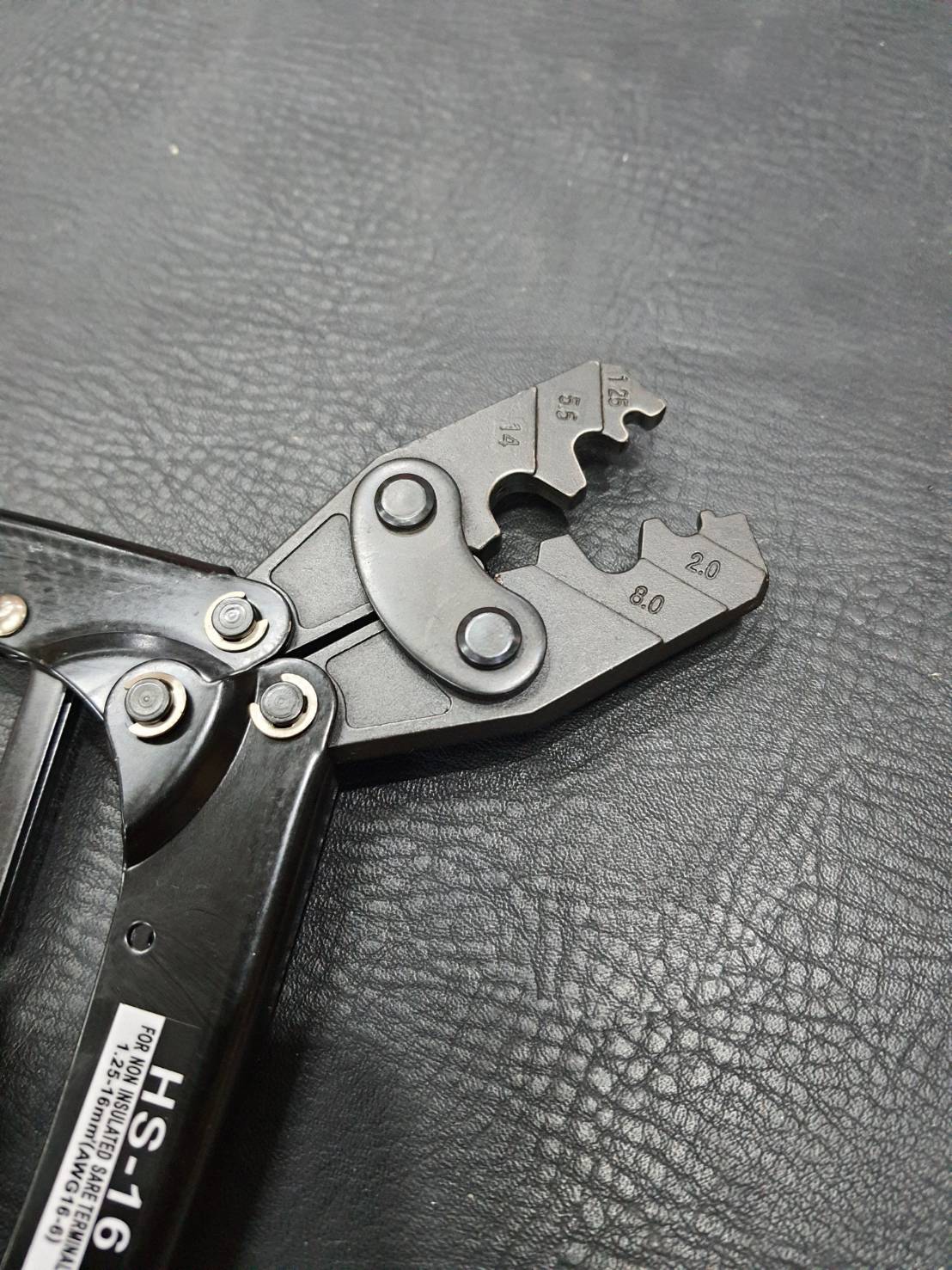 คีมย้ำหางปลา รุ่น HS-16L แบบย้ำจุด