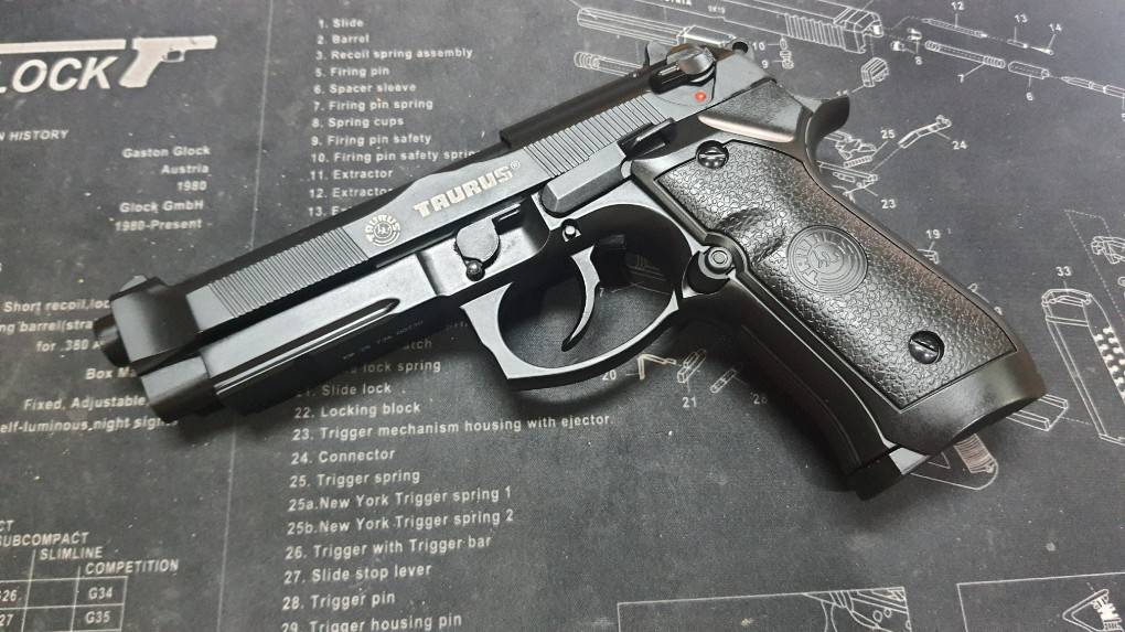 มือ 2 ปืนสั้นแก๊สโบลว์แบล็ค รุ่น M92 DB736 จาก Double Bell รายละเอียดด้านล่าง