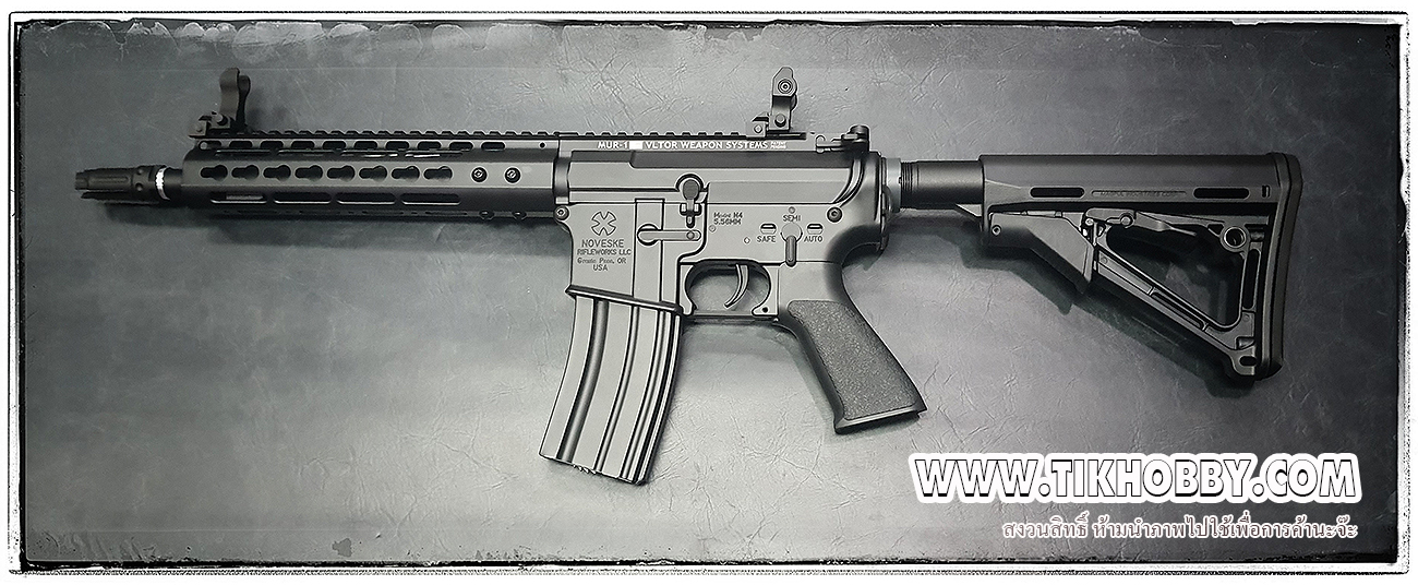 E&C 804 ปืนอัดลมไฟฟ้า M4 จาก E&C ท้าย CTR