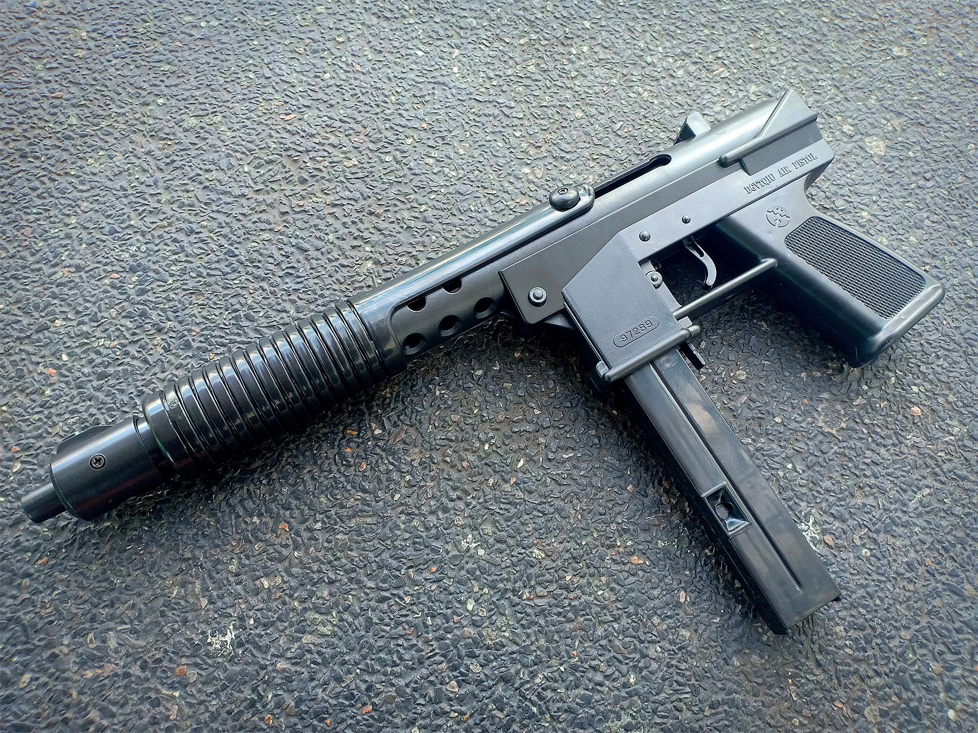 ปืนของเล่น ปืนอัดลม สีดำ ยาว 40cm