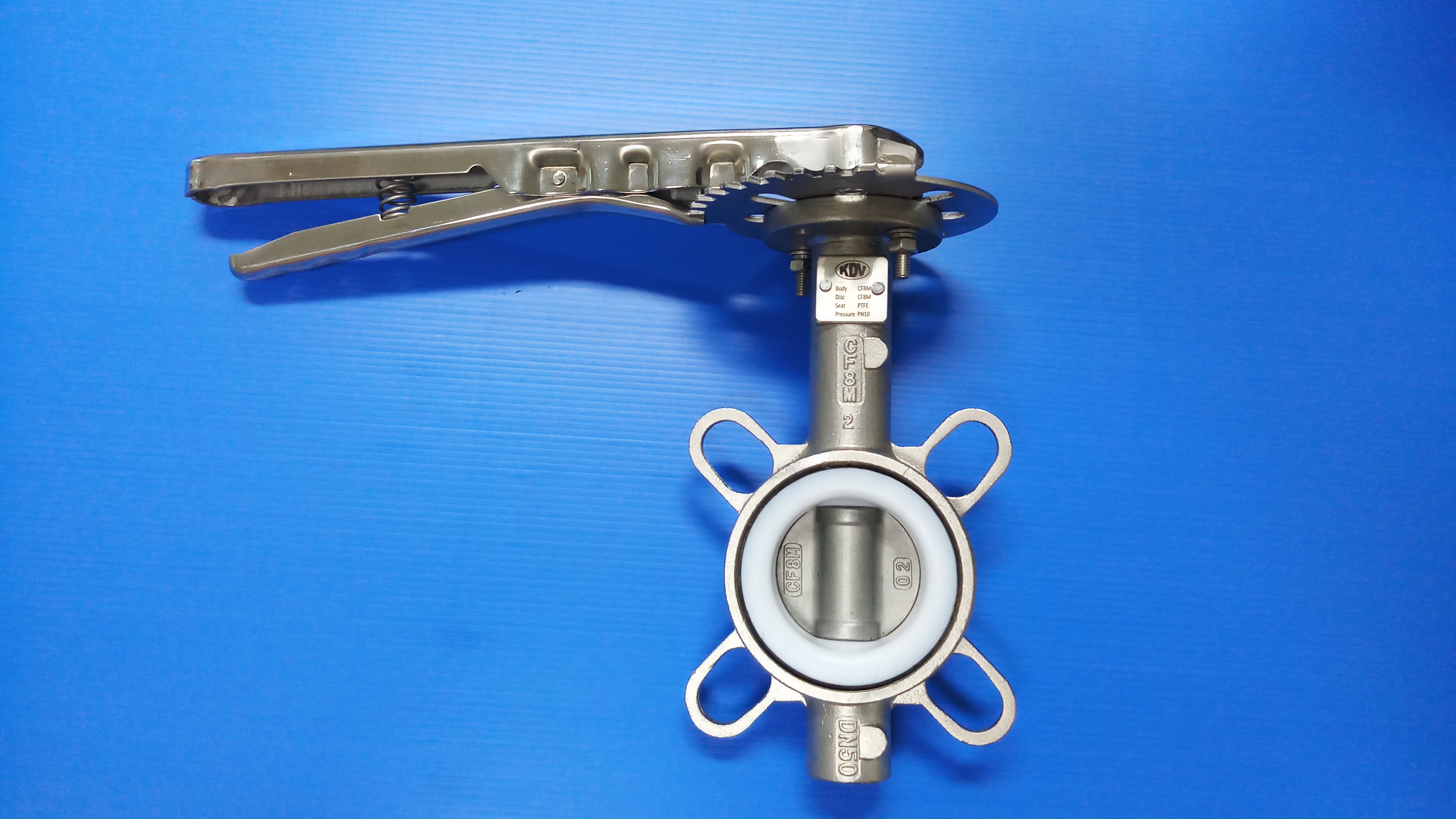 บัตเตอร์ฟลายวาล์ว สแตนเลส 316 ขนาด 3 นิ้ว / Butterfly Valve Stainless Steel SS316/CF8M DN80