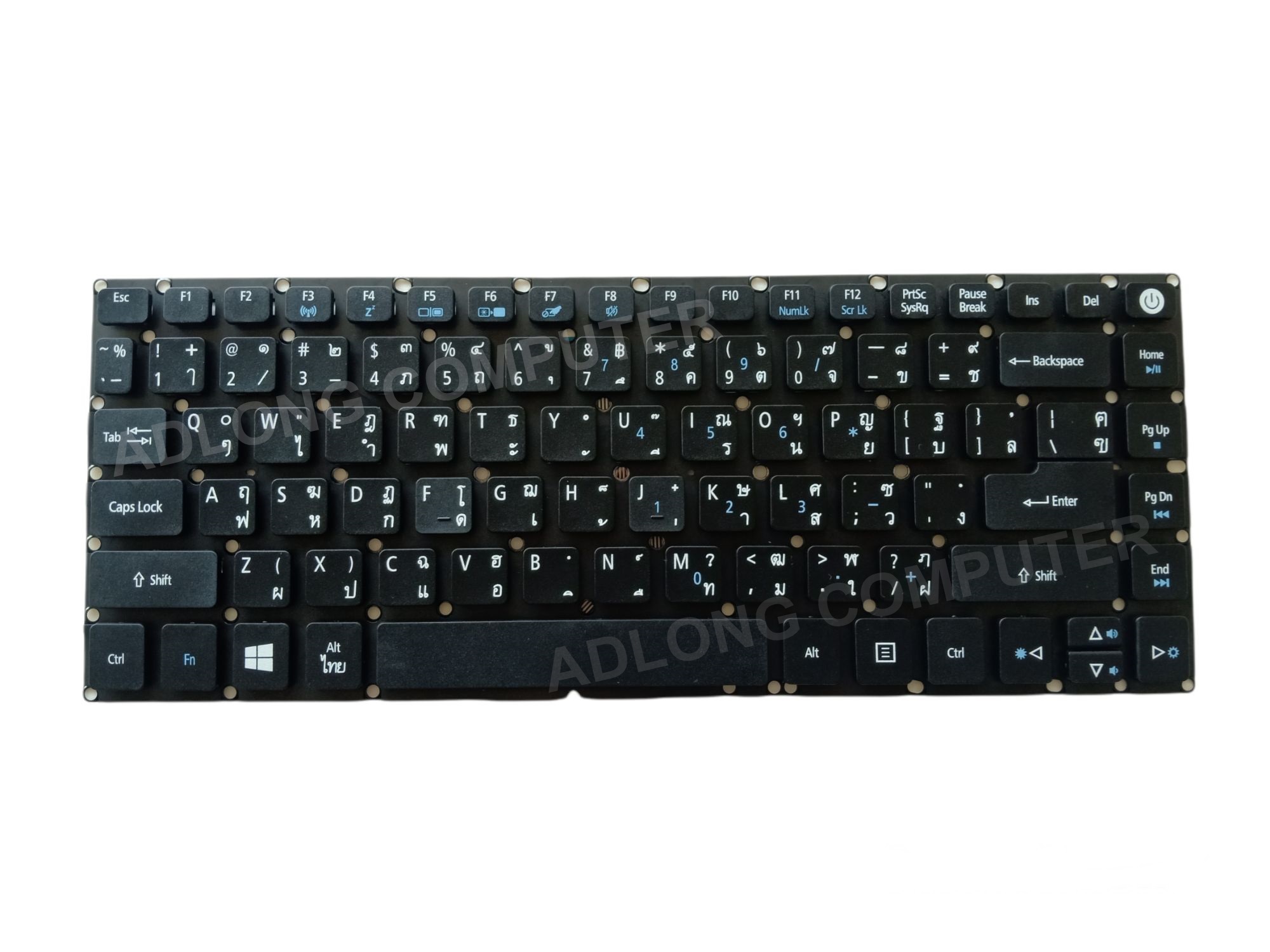 คีย์บอร์ด Acer Aspire E5-422 E5-422G E5-432 E5-432G E5-452G E5-473 E5-473G E5-474 E5-474G E5-475 E5-475G E5-491G Travelmate P449 (TH-US)