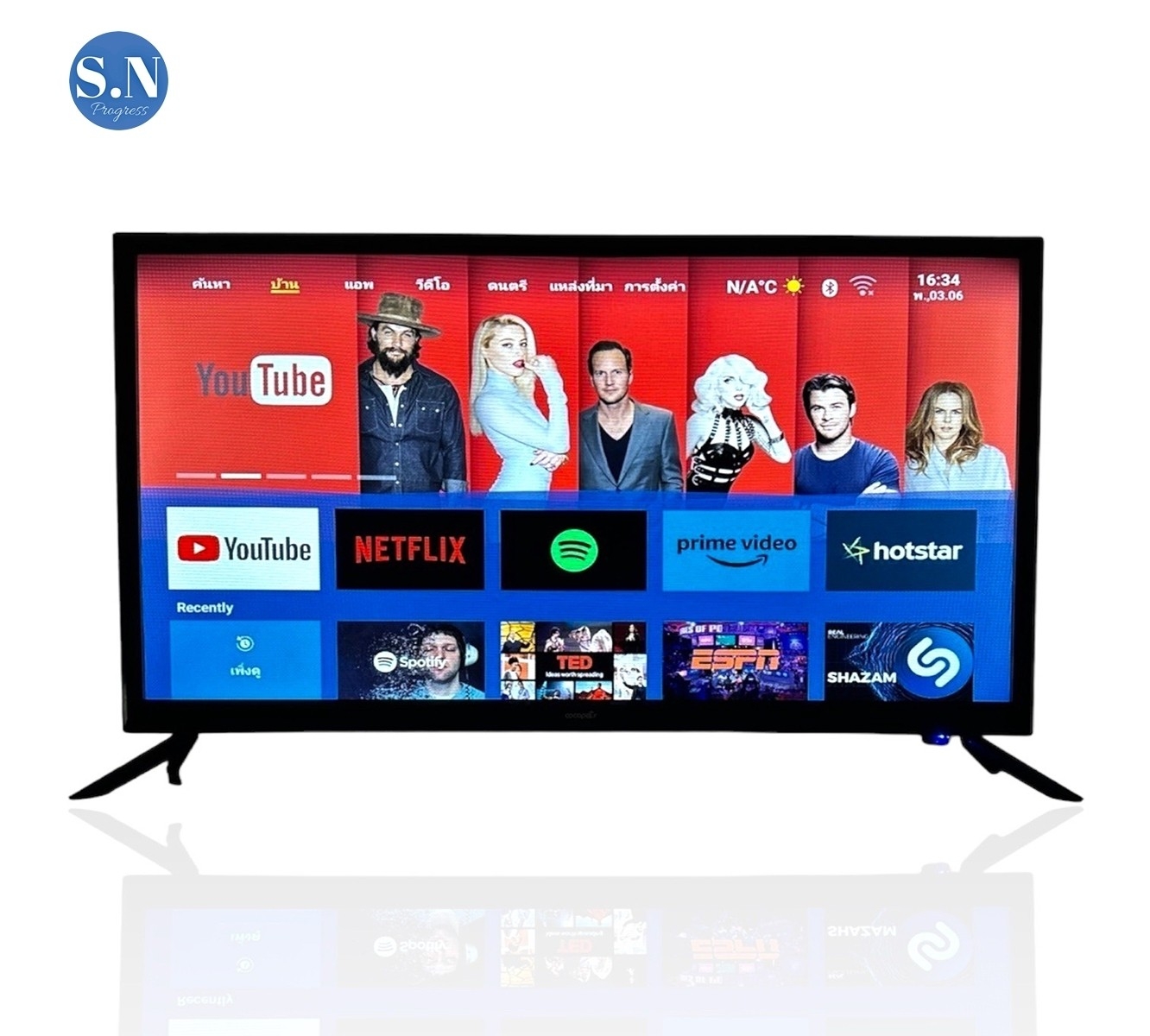 สมาร์ททีวีผ่อนได้ (Smart TV) Cocopals ขนาด 32 นิ้ว ภาพชัด HD เชื่อมต่อบลูทูธได้