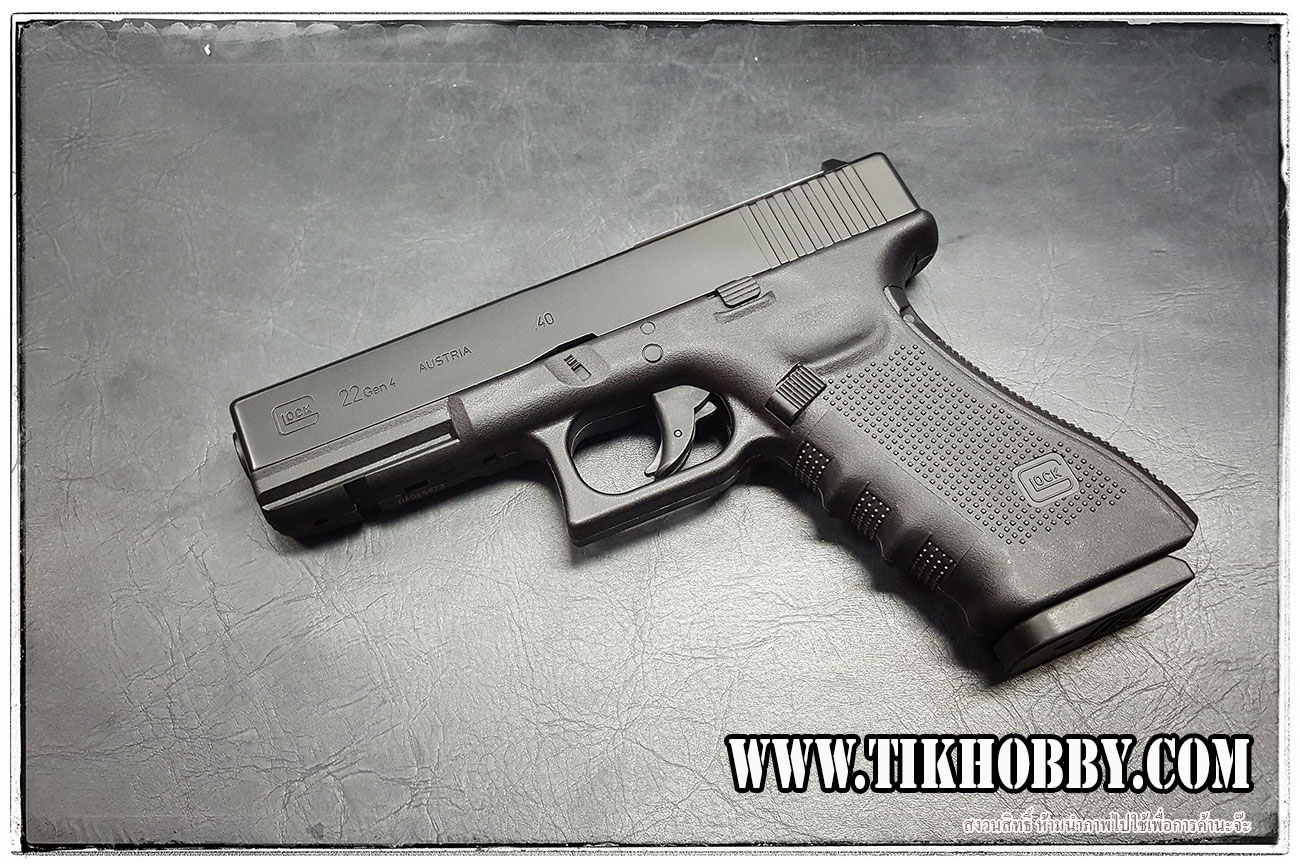 ปืนอัดลม (ปืนระบบแก๊สCo2) รุ่น Glock 22 ของ Umarex ไม่โบลว์แบ็ค มาร์คกิ้งครบลิขสิทธิ์ Glock