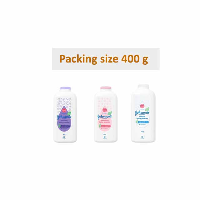 Baby powder johnson & johnson size 400 g