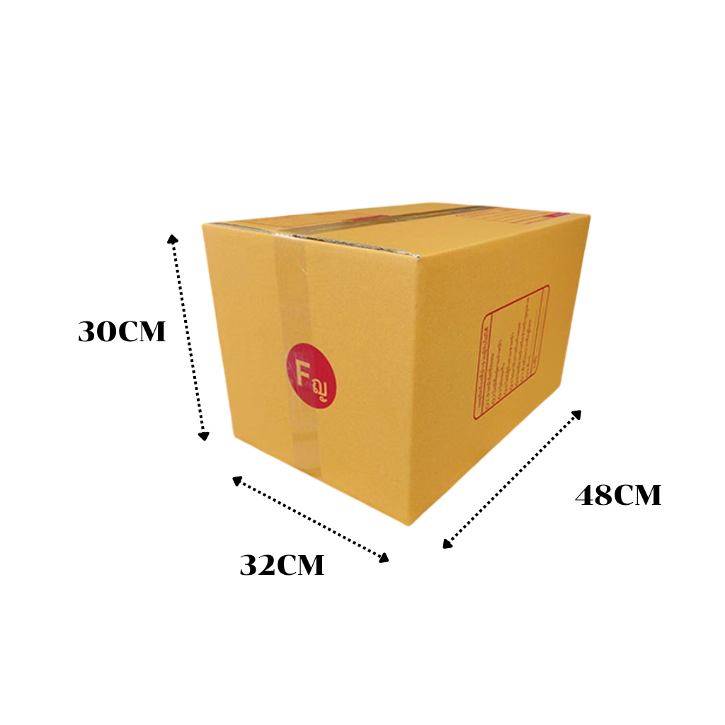 กล่องพัสดุ F ญ ขนาด 30x32x48ซม 1มัด10ใบ