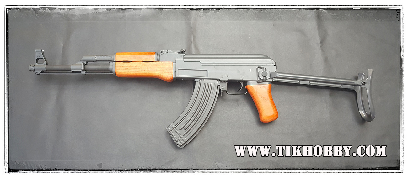 ปืนอัดลม ระบบไฟฟ้า AK47ท้ายพับ CM042S ไม้แท้ๆ จาก Cyma
