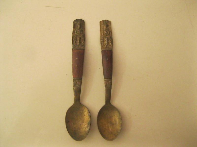 ช้อนทองเหลือง ช้างสามเศียร (4323)