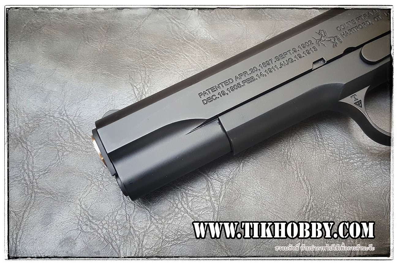 ปืนBB R31 1911 ประกับไม้ บอดี้สีดำ จากค่าย Army