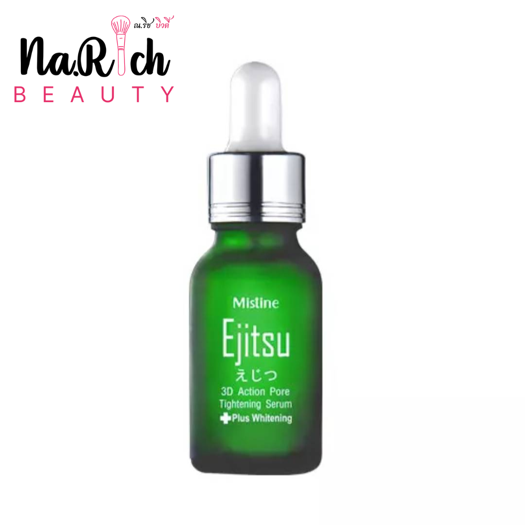 Mistine Ejitsu 3D Action Pore Tightning Serum Plus Whitening 13.5 ml.