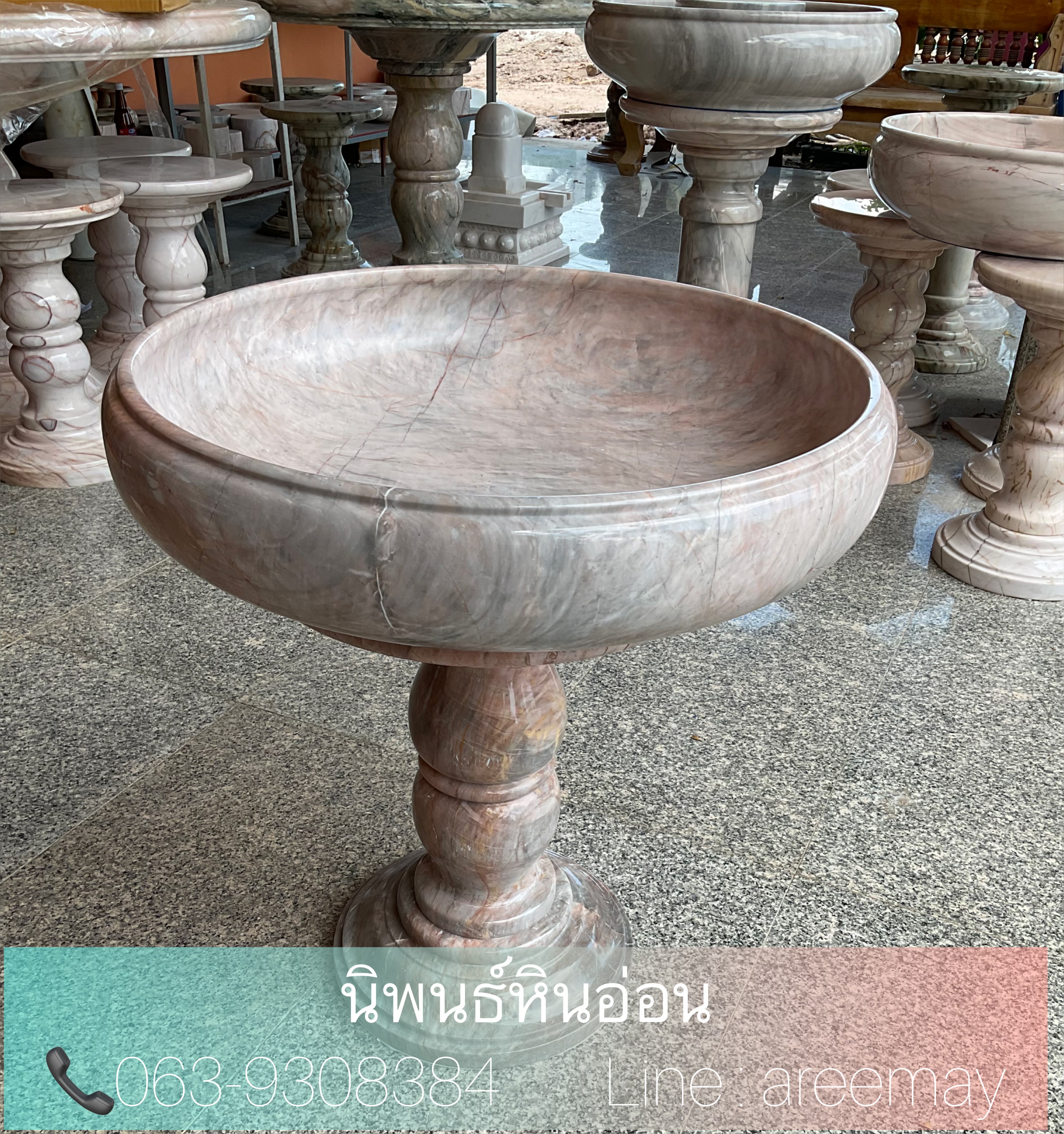 เสาโชว์สูง50ซม.อ่าง60ซม