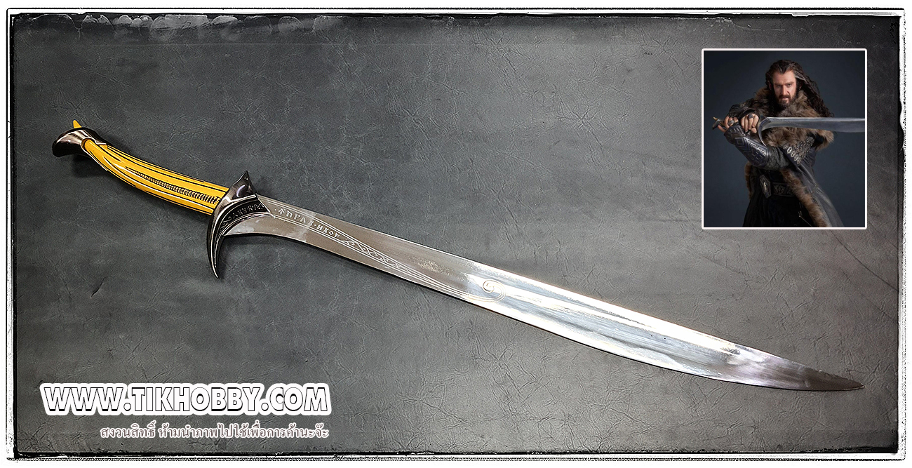 ดาบ Orcrist ของเจ้าชายแห่งคนแคระ ธอริน โอแคนชิลด์ The Lord of the Ring แบบแขวนผนัง