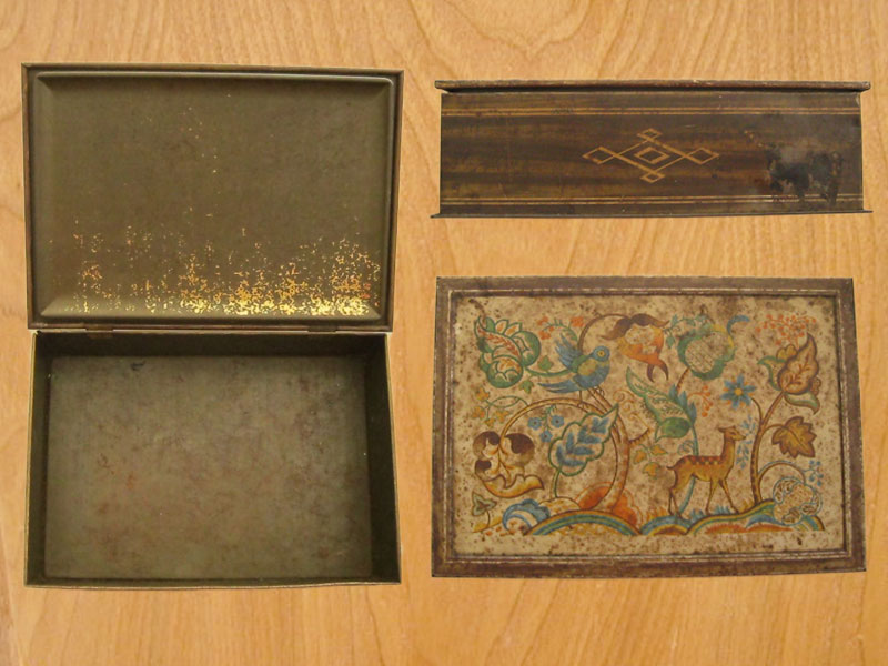 กล่องสังกะสี โบราณ (4007)