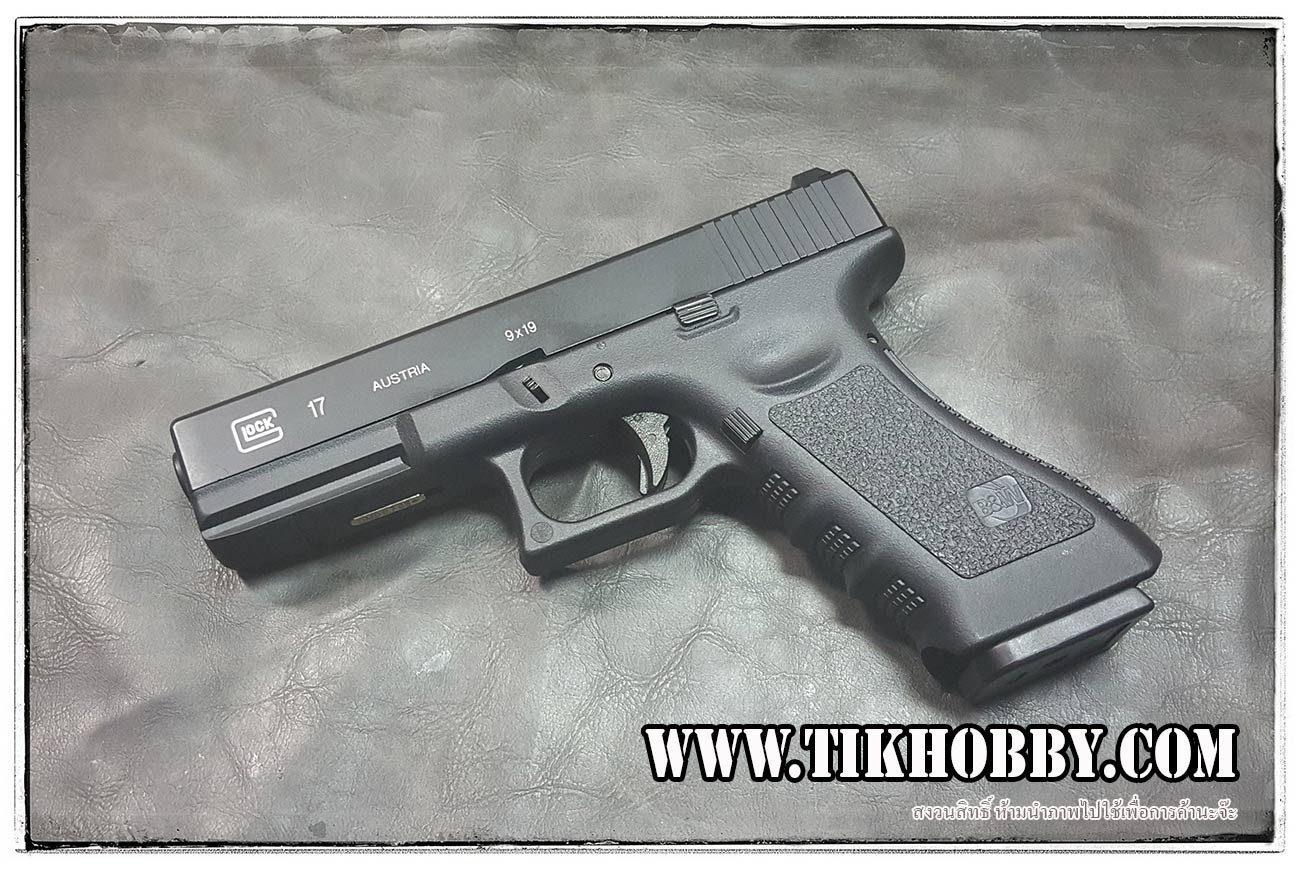 ปืนสั้นระบบแก๊สโบลว์แบล็ค รุ่นGlock17 แก๊ส PasaiDon