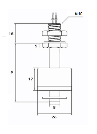 FLOAT SWITCH -PVDF